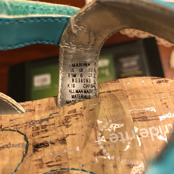 Stride Rite Marina Turquoise Summer Sandals - Picture 8 of 8